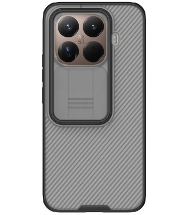 Juodas / skaidrus dėklas Xiaomi 15T Pro telefonui "Nillkin CamShield PRO Case"
