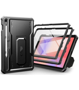Juodas dėklas Samsung Galaxy Tab S9 / S10 FE / S10 Lite planšetei "Tech-Protect Kevlar Pro"