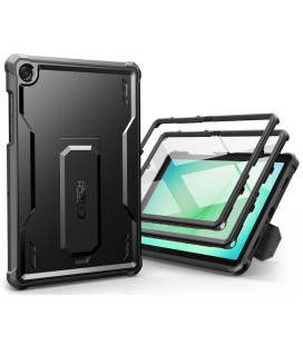 Juodas dėklas Samsung Galaxy Tab A9 Plus / A11 Plus planšetei "Tech-Protect Kevlar Pro"