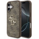Rudas dėklas Apple iPhone 17 telefonui "Guess PU 4G Metal Logo Case"
