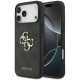 Pilkas dėklas Apple iPhone 17 Pro Max telefonui "Guess PU 4G Metal Logo Case"