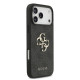 Pilkas dėklas Apple iPhone 17 Pro Max telefonui "Guess PU 4G Metal Logo Case"