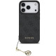 Pilkas dėklas Apple iPhone 17 Pro telefonui "Guess 4G Charm Case Tone on Tone"