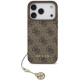 Rudas dėklas Apple iPhone 17 Pro telefonui "Guess 4G Charm Case Tone on Tone"