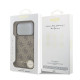 Rudas dėklas Apple iPhone 17 Pro telefonui "Guess 4G Charm Case Tone on Tone"