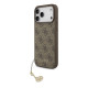 Rudas dėklas Apple iPhone 17 Pro Max telefonui "Guess 4G Charm Case Tone on Tone"