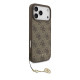 Rudas dėklas Apple iPhone 17 Pro Max telefonui "Guess 4G Charm Case Tone on Tone"