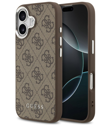 Rudas dėklas Apple iPhone 17 telefonui "Guess 4G MagSafe Case"