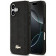 Juodas dėklas Apple iPhone 17 telefonui "Lacoste PU Nomogramme Gold Logo MagSafe Case"