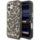 Rudas dėklas Apple iPhone 17 telefonui "Karl Lagerfeld IML Leopard MagSafe Case"