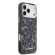 Pilkas dėklas Apple iPhone 17 Pro Max telefonui "Karl Lagerfeld IML Leopard MagSafe Case"