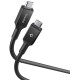 Juodas laidas USB-C - USB-C 240W / 120cm "Spigen EB24012CC Essential"