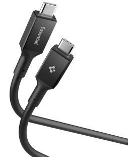 Juodas laidas USB-C - USB-C 240W / 120cm "Spigen EB24012CC Essential"