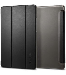 Juodas atverčiamas dėklas Samsung Galaxy Tab A9 / A11 8.7 planšetei "Spigen Smart Fold"