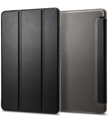 Juodas atverčiamas dėklas Samsung Galaxy Tab A9 / A11 8.7 planšetei "Spigen Smart Fold"
