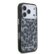 Pilkas dėklas Apple iPhone 17 Pro telefonui "Karl Lagerfeld IML Leopard MagSafe Case"