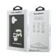 Juodas dėklas Apple iPhone 17 telefonui "Karl Lagerfeld 3D Rubber Karl and Choupette Case"