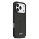 Juodas dėklas Apple iPhone 17 Pro telefonui "DKNY PU Leather Grid Pattern Magsafe Case"