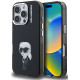 Juodas dėklas Apple iPhone 16 Pro Max telefonui "Karl Lagerfeld IML Aquarelle Karl Case"