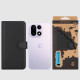 Juodas atverčiamas dėklas Oneplus 15 telefonui "Tactical Field Notes"