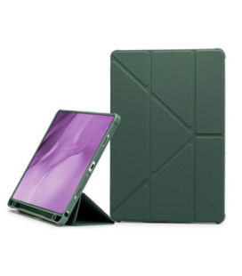 Dėklas Reach Origami Samsung X210/X215/X216 Tab A9 Plus 11.0/X230/X235/X236 Tab A11 Plus 11.0 tamsiai žalias