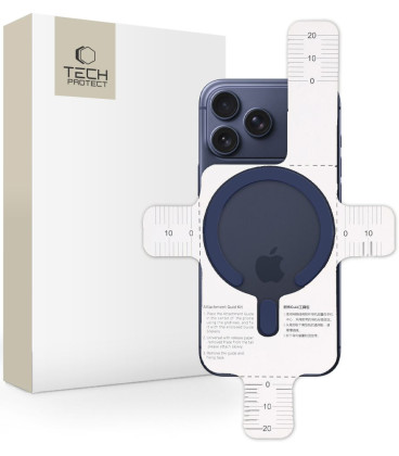 Mėlynas magnetinis Magsafe žiedas telefonams "Tech-Protect MMP-200 Magnetic Ring"