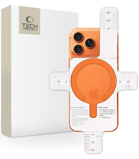Oranžinis magnetinis Magsafe žiedas telefonams "Tech-Protect MMP-200 Magnetic Ring"