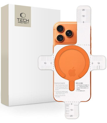 Oranžinis magnetinis Magsafe žiedas telefonams "Tech-Protect MMP-200 Magnetic Ring"
