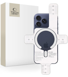 Baltas magnetinis Magsafe žiedas telefonams "Tech-Protect MMP-200 Magnetic Ring"