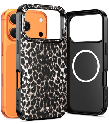 Dėklas Apple iPhone 17 Pro Max telefonui "Tech-Protect Lamano Magsafe Leopard"