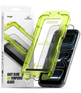 Apsauginis grūdintas stiklas Apple iPhone 17 Pro telefonui "Ringke Easy Slide Anti Reflective"