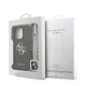 Juodas dėklas Apple iPhone 16 Pro Max telefonui "Guess PU 4G Metal Logo Strap Case"