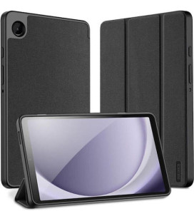 Juodas atverčiamas dėklas Samsung Galaxy Tab A9 / A11 8.7 planšetei "Dux Ducis Domo"