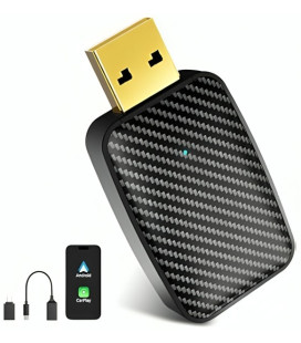 Juodas belaidis CarPlay / Android Auto adapteris "Reach U4"