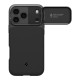 Juodas dėklas Apple iPhone 17 Pro Max / 18 Pro Max telefonui "Spigen Optik Armor MAG Magsafe"