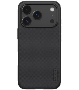 Juodas dėklas Apple iPhone 17 Pro telefonui "Nillkin Super Frosted Pro Magnetic"