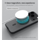 Juodas / skaidrus dėklas Apple iPhone 17 Pro / 18 Pro telefonui "Nillkin Super Frosted Pro Magnetic"