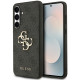 Pilkas dėklas Samsung Galaxy S25 FE telefonui "Guess PU 4G Metal Logo Case"