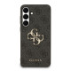 Pilkas dėklas Samsung Galaxy S25 FE telefonui "Guess PU 4G Metal Logo Case"