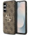 Rudas dėklas Samsung Galaxy S25 FE telefonui "Guess PU 4G Metal Logo Case"