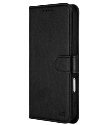Juodas dėklas Samsung Galaxy A17 / A18 4G / 5G telefonui "HDD Clasp Wallet Case"