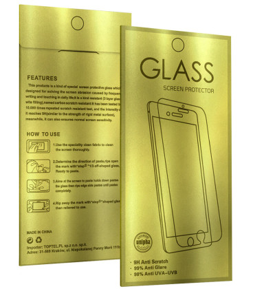 Apsauginis grūdintas stiklas Samsung Galaxy A56 5G / M56 / S25 FE telefonui "Tempered Glass GOLD"