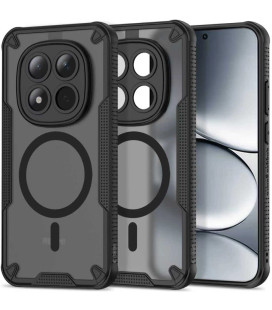 Matinis juodas dėklas Xiaomi Redmi Note 15 Pro 5G telefonui "Tech-Protect Rugged Shield Magsafe"