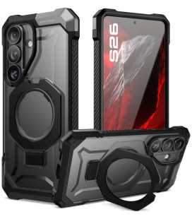 Juodas dėklas Samsung Galaxy S26 telefonui "Supcase UB Grip MAG Magsafe"