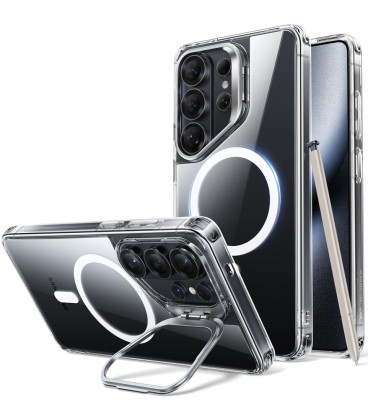 Skaidrus dėklas Samsung Galaxy S26 Ultra telefonui "ESR Classic Hybrid Kickstand Magsafe"