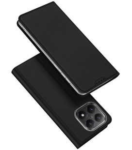 Juodas atverčiamas dėklas Xiaomi 15T telefonui "Dux Ducis Skin Pro"