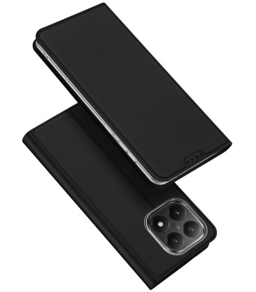 Juodas atverčiamas dėklas Xiaomi 15T telefonui "Dux Ducis Skin Pro"