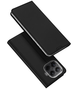 Juodas atverčiamas dėklas Xiaomi 15T Pro telefonui "Dux Ducis Skin Pro"