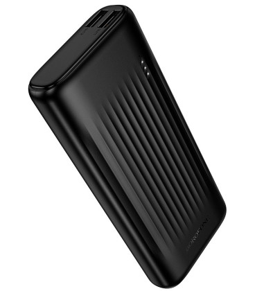 Juoda Išorinė baterija Power Bank 2A 10000mAh "Borofone BJ81A"