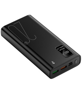 Juoda Išorinė baterija Power Bank 22.5W 20000mAh "Reach RR-H33B"